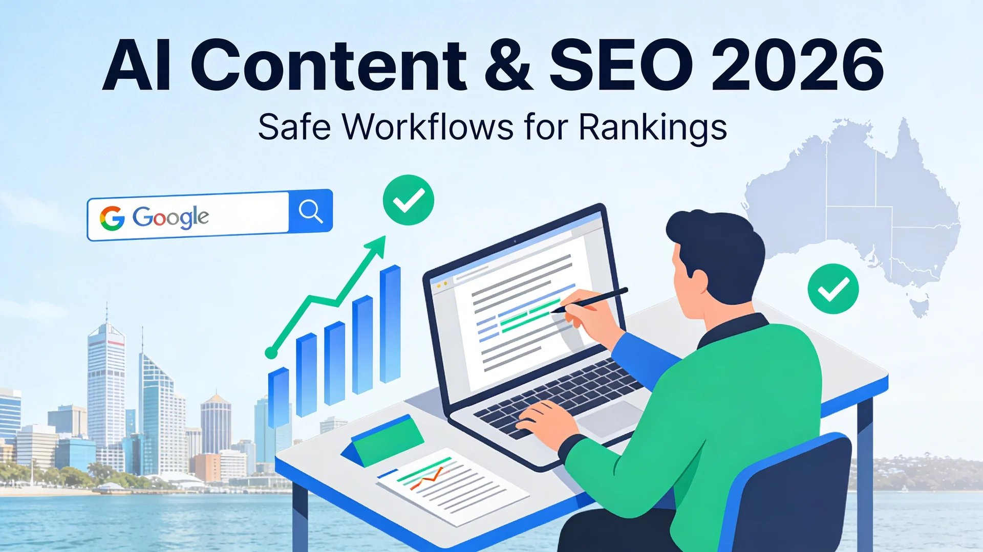 AI Content and SEO in 2026: How to Use It Safely Without Hurting Your Rankings - Hero Image