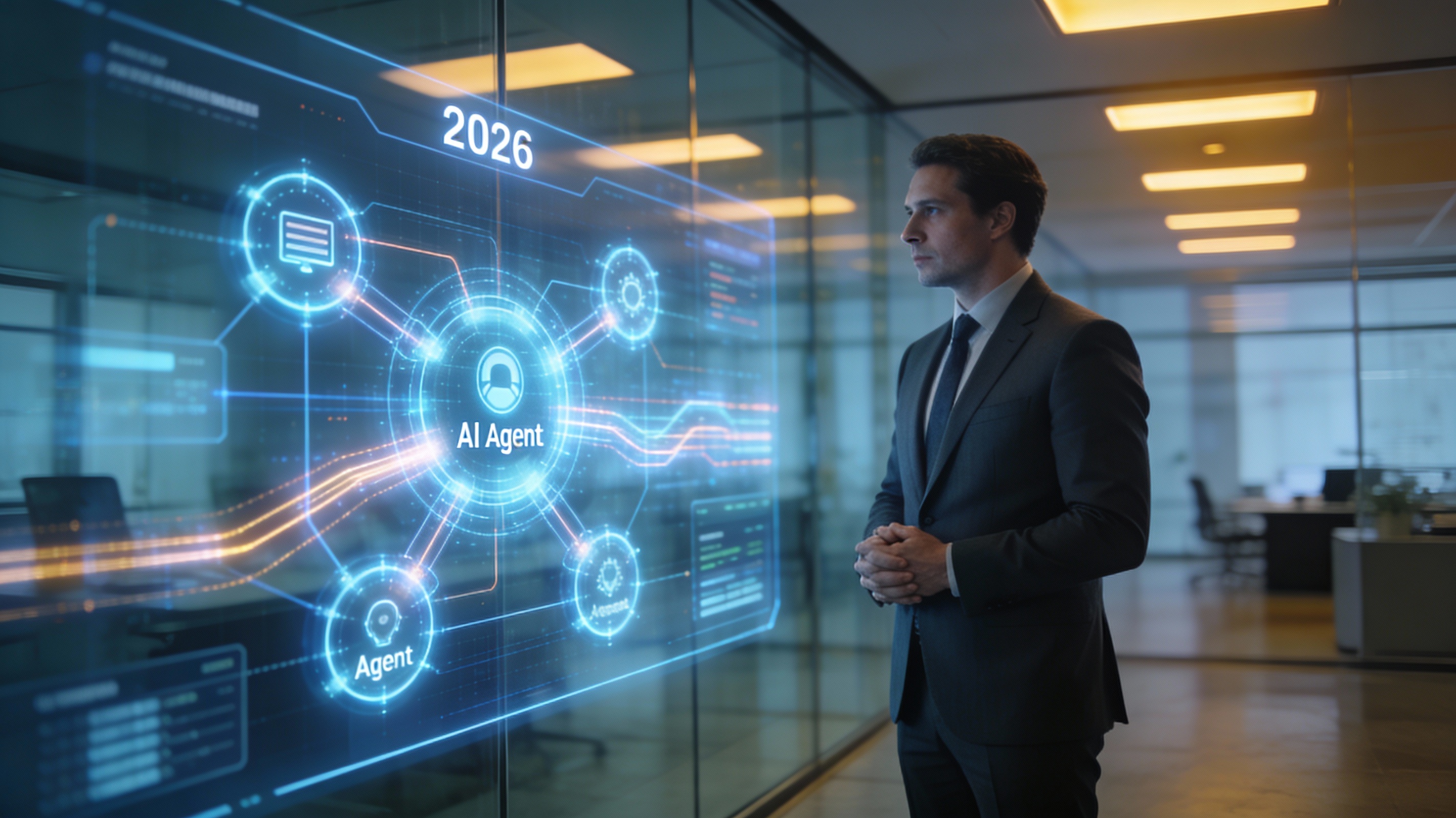 Autonomous AI Agents in 2026 - From Automation to Agentic Intelligence - Enterprise web application development guide by Hrishi Digital Solutions