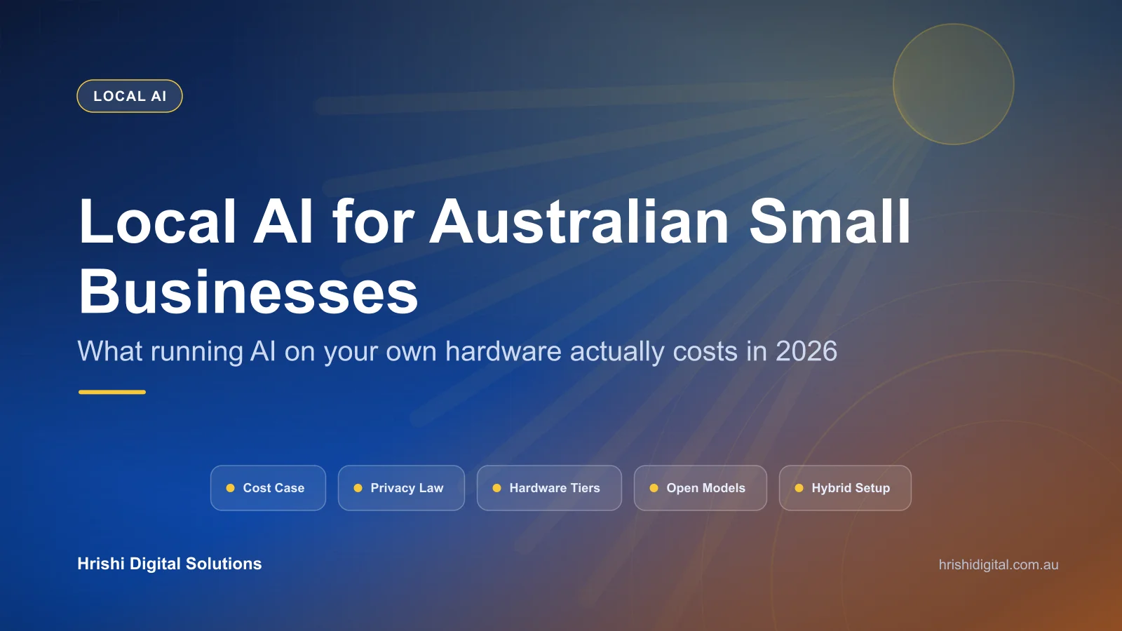 Local AI for Australian Small Businesses: The Real Cost in 2026 - Hero Image